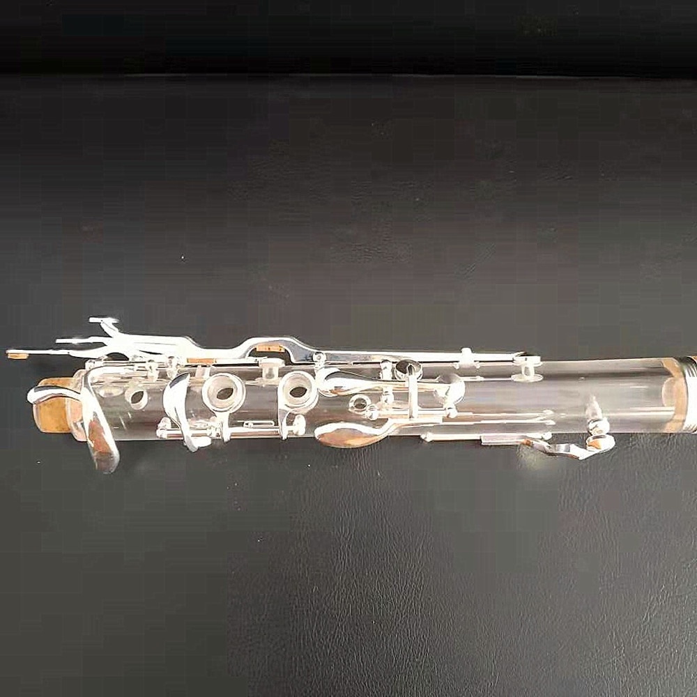 Best-selling Transparent clarinet G18/20 key silver plated stage  instrument