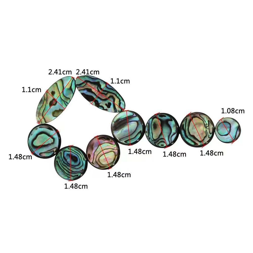 Musical instrument factory direct sales Saxophone natural abalone shell buttons 9 pcs/suit wholesale