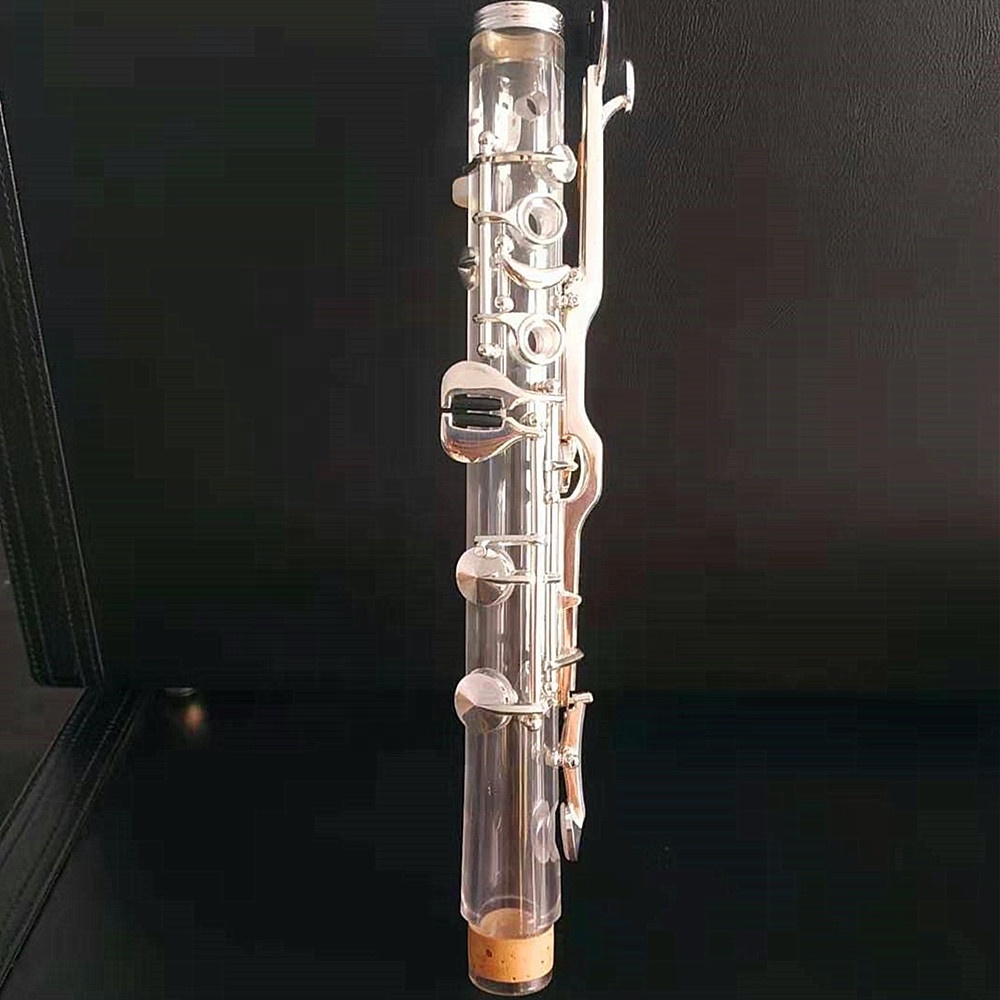 Best-selling Transparent clarinet G18/20 key silver plated stage  instrument