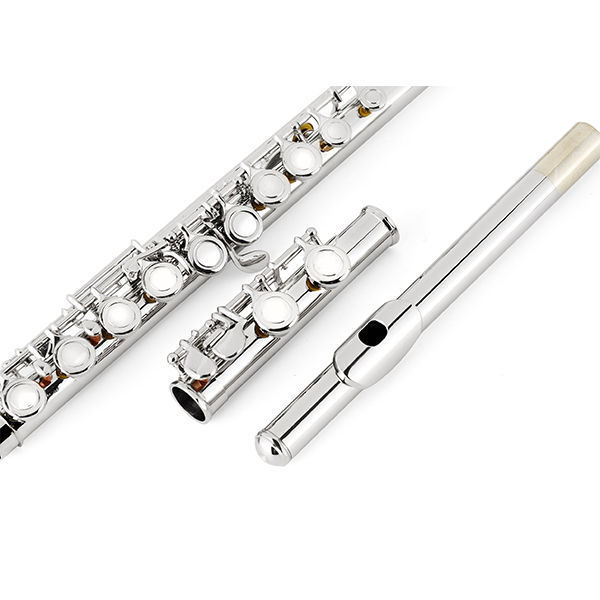 Professional flute closed holes  16 holes/17 holes  silver plated flute for sale playing stage wind instruments