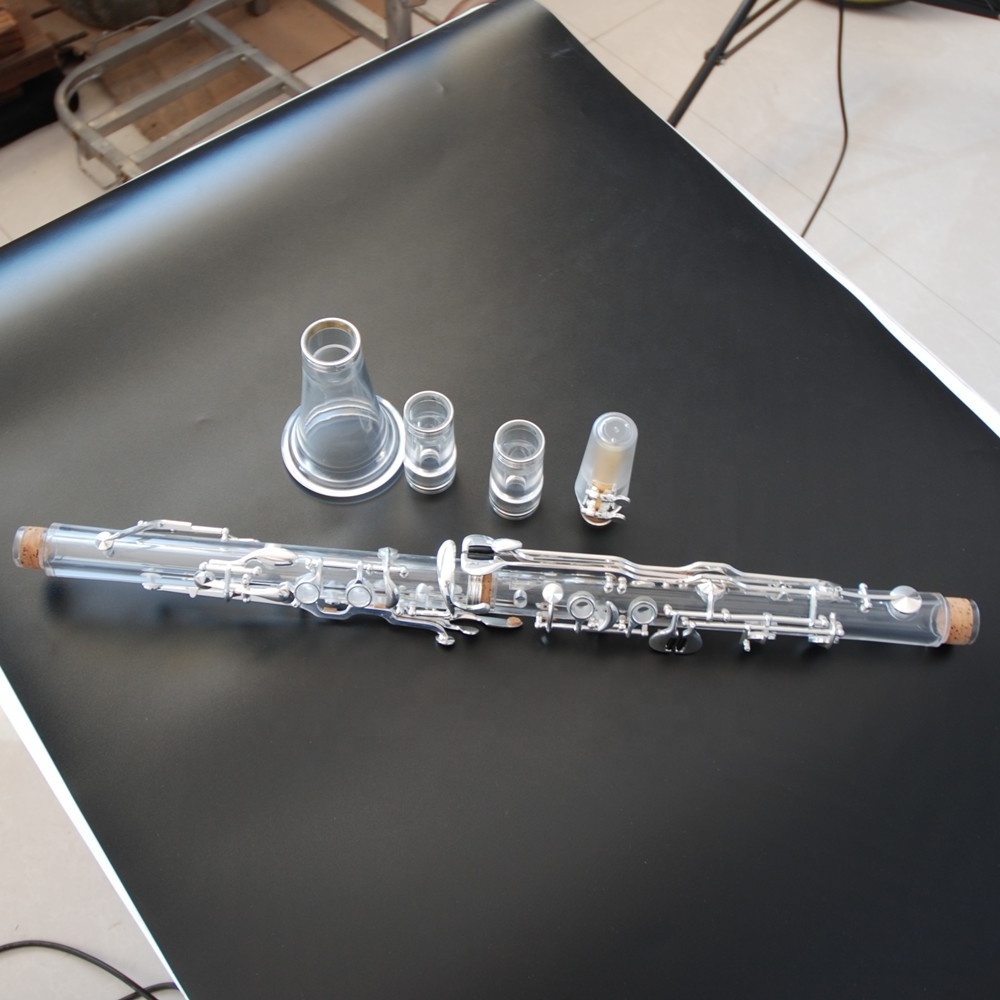 Professional wholesale Turkish system klarinette transparent clarinet G gold plated 18Key