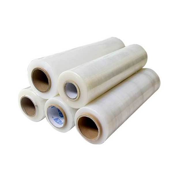 Dubai Factory Factory Transparent Pe Packing Stretch Film Carton Pallet Wrapping Stretch Film Roll Cheap Price