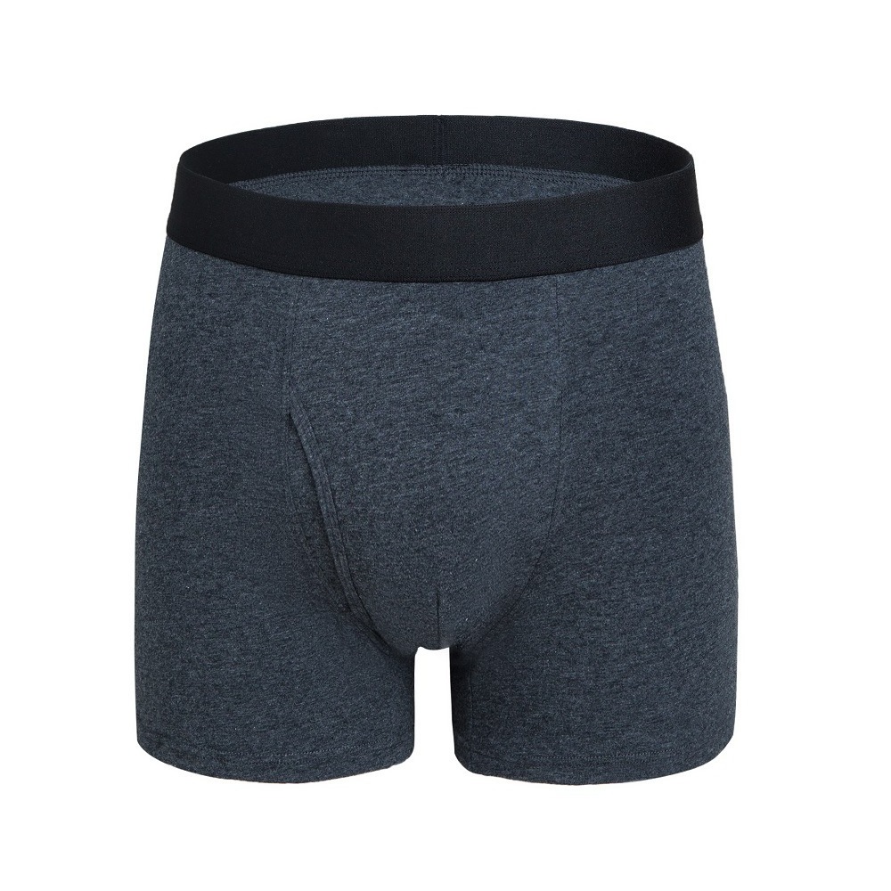 Custom Logo Sport Boy Men'S Breathable Waist Sexy COTTON Boxer Briefs Shorts Mens Underwear