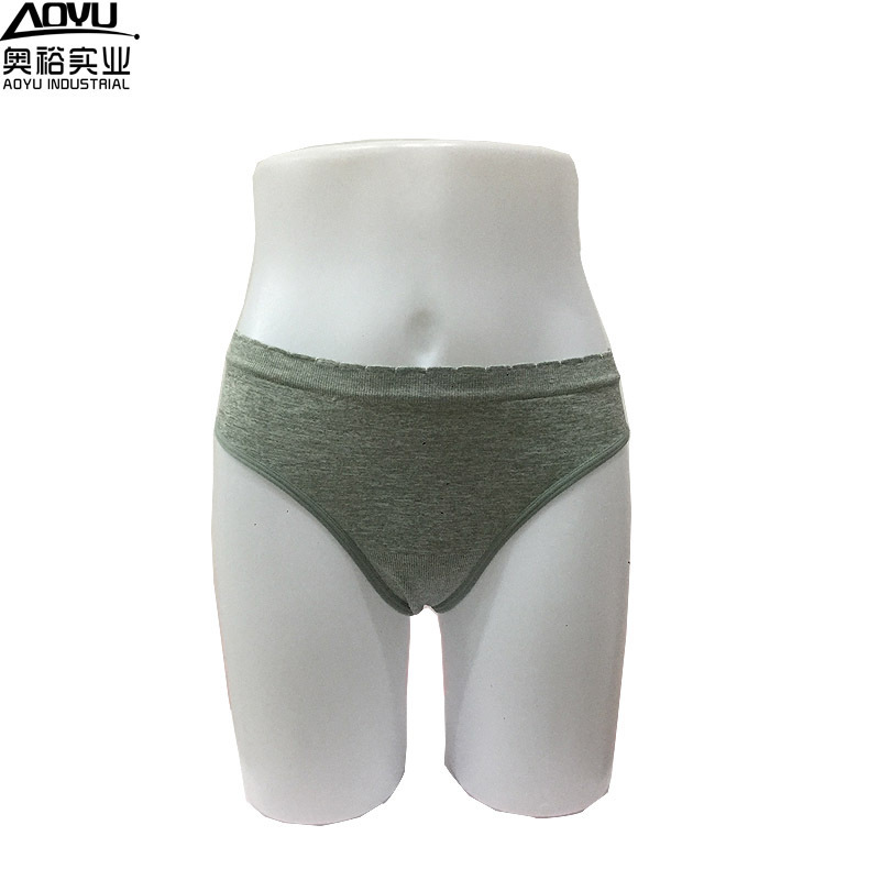 Wholesale solid color ladies Seamless G-String Panties High Quality Mid Waist custom seamless thong panties for women