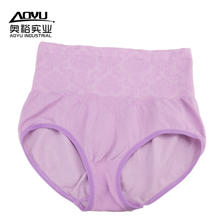 Chinese Factory Seamless Underwear High Waist Slimming Women Seamless Panties