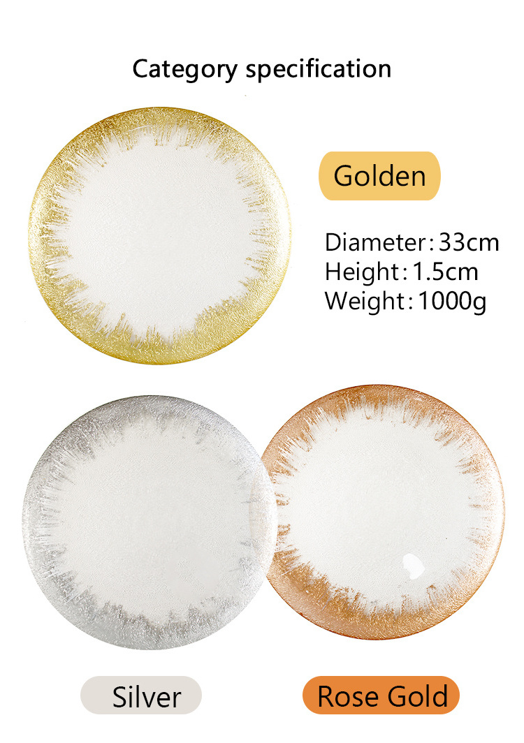 Wholesale 13 Inch Round Charger Plate Holiday Wedding Decorative Elegant Fancy Pearl Charger Plate for Dining Table