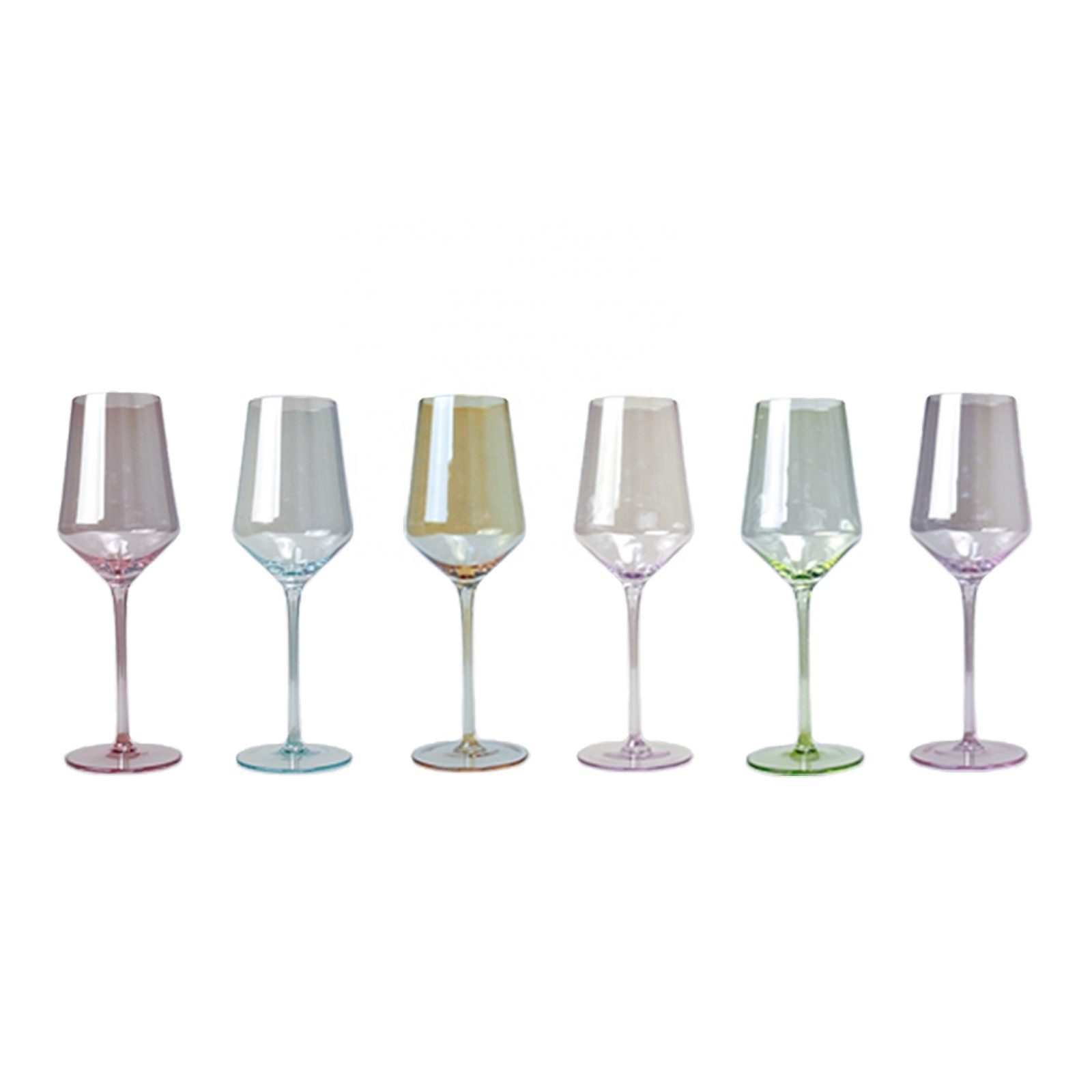 Nordic Glassware In Stock Bulk Blue Amber Crystal Cocktail Whisky Red  Wine Champagne Glass Drinking Cup Goblet Wine Glasses