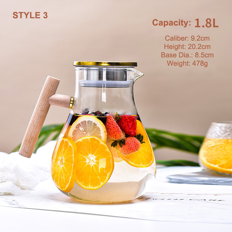 Glass Teapot with Removable Infuser Stovetop Safe Tea Kettle Blooming Loose Leaf Tea Maker Set Water Bottle