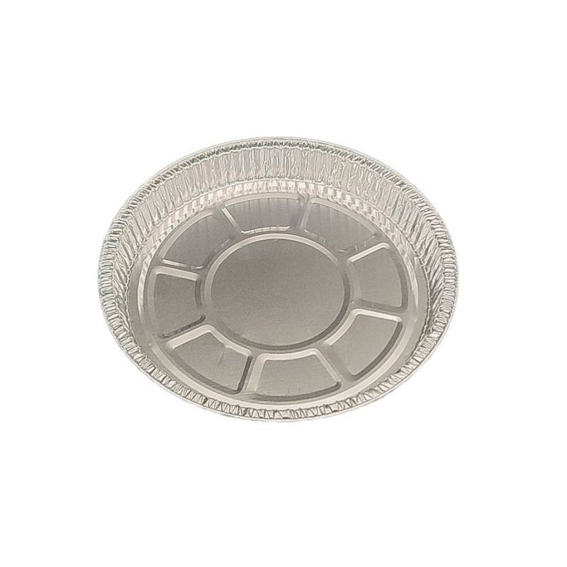 6 Inch Small Aluminum Foil Pizza Plate For Oven Baking Tableware For Meat Heating Service Tray For Catering Factory