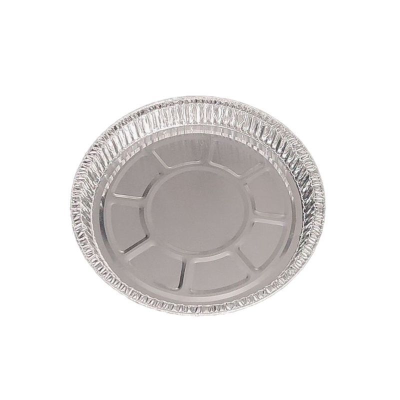 Customized Tableware Factory Oven Baking Tool Aluminum Foil Cake Stand Foil Flan Dishes Thickened Sealed Container Baking Tray