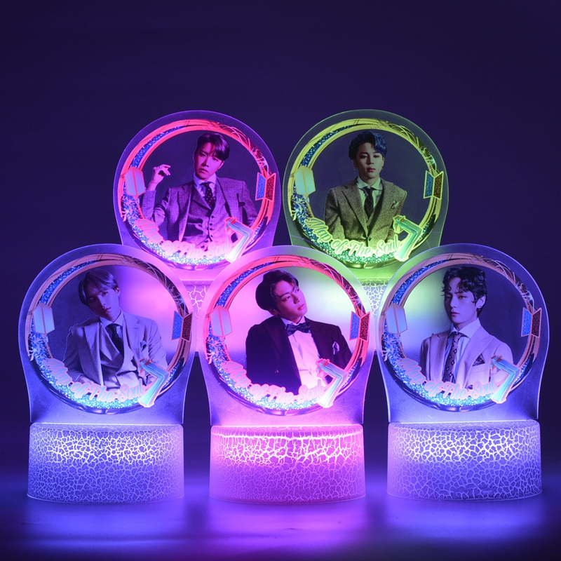 16 Color Remote Bangtan jungkook Boys V jimin suga rm jin  KPOP derivatives  Girl Boy group  night light  nightlight  for idol