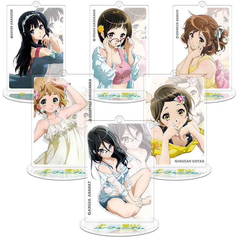 8CM Hibike Sound Euphonium 3 season 3nd anime  toys Acrylic Stand Standing figures decoration pendant collections keychain