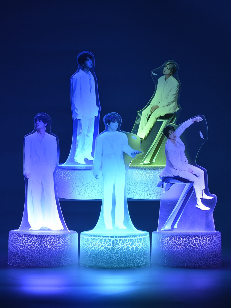 16 Color Remote Bangtan jungkook Boys V jimin suga rm jin  KPOP derivatives  Girl Boy group  night light  nightlight  for idol