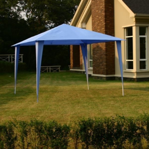 Waterproof solution dyed outdoor fabric for tents and gazebos