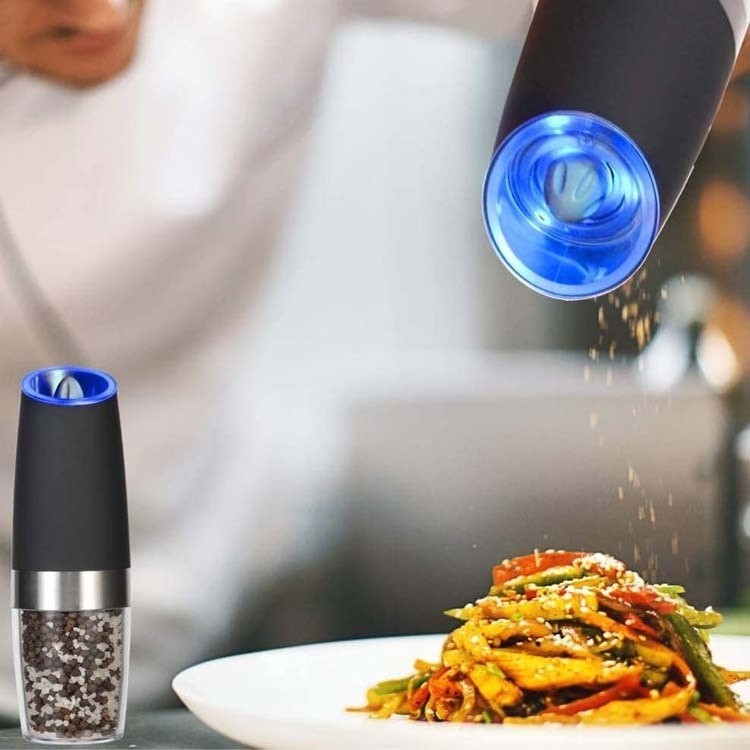 Kitchen Tool Battery Operated Electric Salt and Pepper Mill Grinder Set 2PCS Per Pack