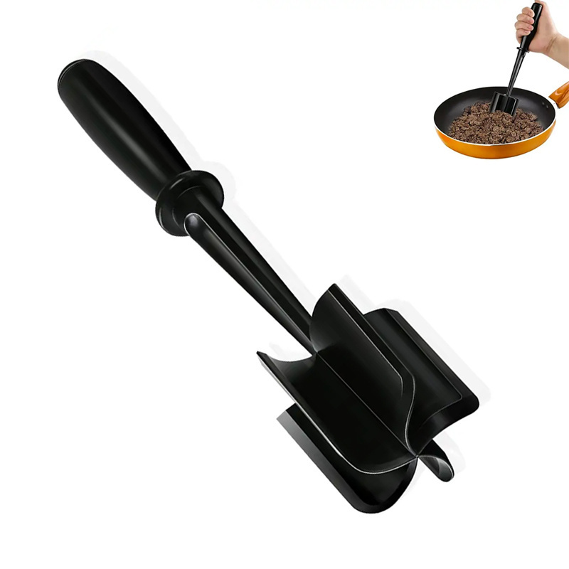 Heat Resistant Meat Masher Mixes Hamburger Chopper Premium Mashes Kitchen Gadgets