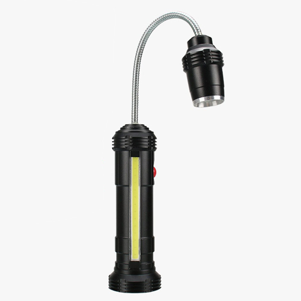 Aluminium Flashlight Zoom Barbecue Grilling LED Work Light With Magnetic 360 Degree Flexible Gooseneck