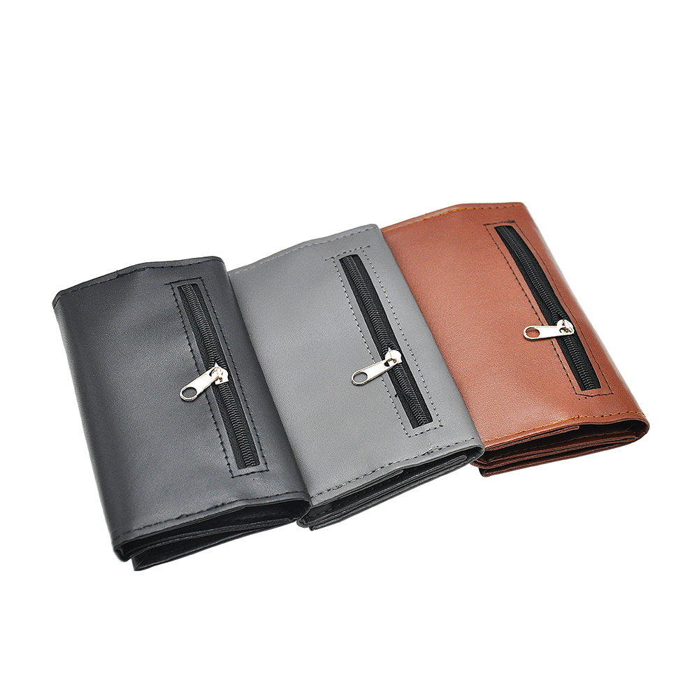 PU Leather Tobacco Pouch With 78 MM Paper Holder Tobacco Wallet Bag Purse Bag