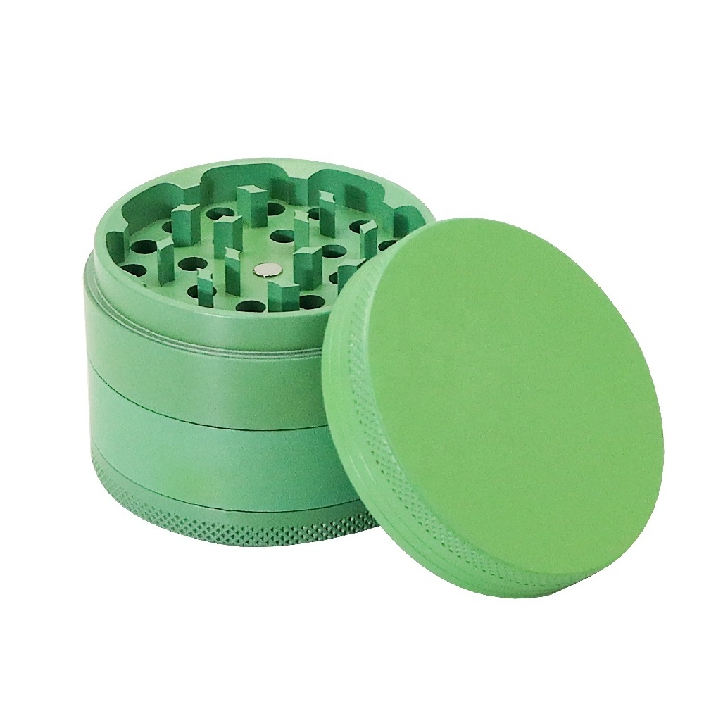 Custom Logo  63mm Non Stick Herb Grinder SLX Ceramic Coating Tobacco Grinder Mill Crusher