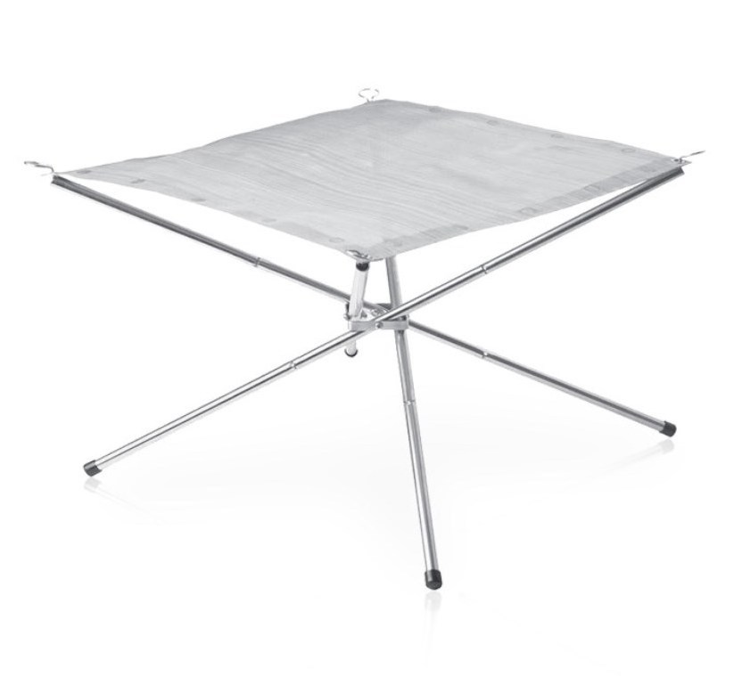 StarCamp Portable Outdoor Camping Foldable Stainless Steel Fire Pit