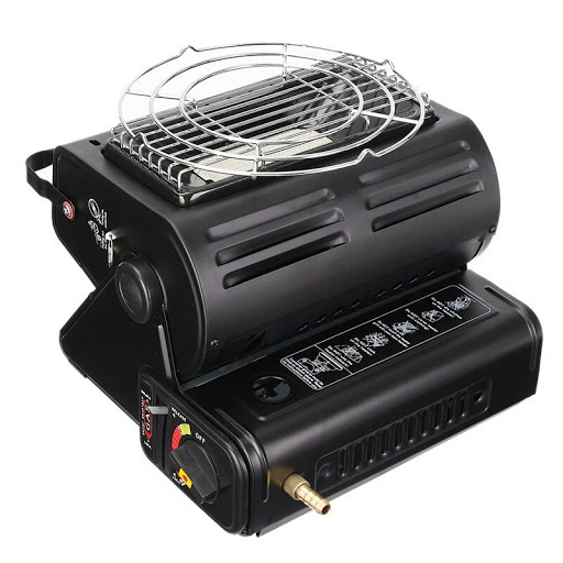 StarCamp Outdoor Portable Camping Butane Gas Heater and Stove 2 in 1