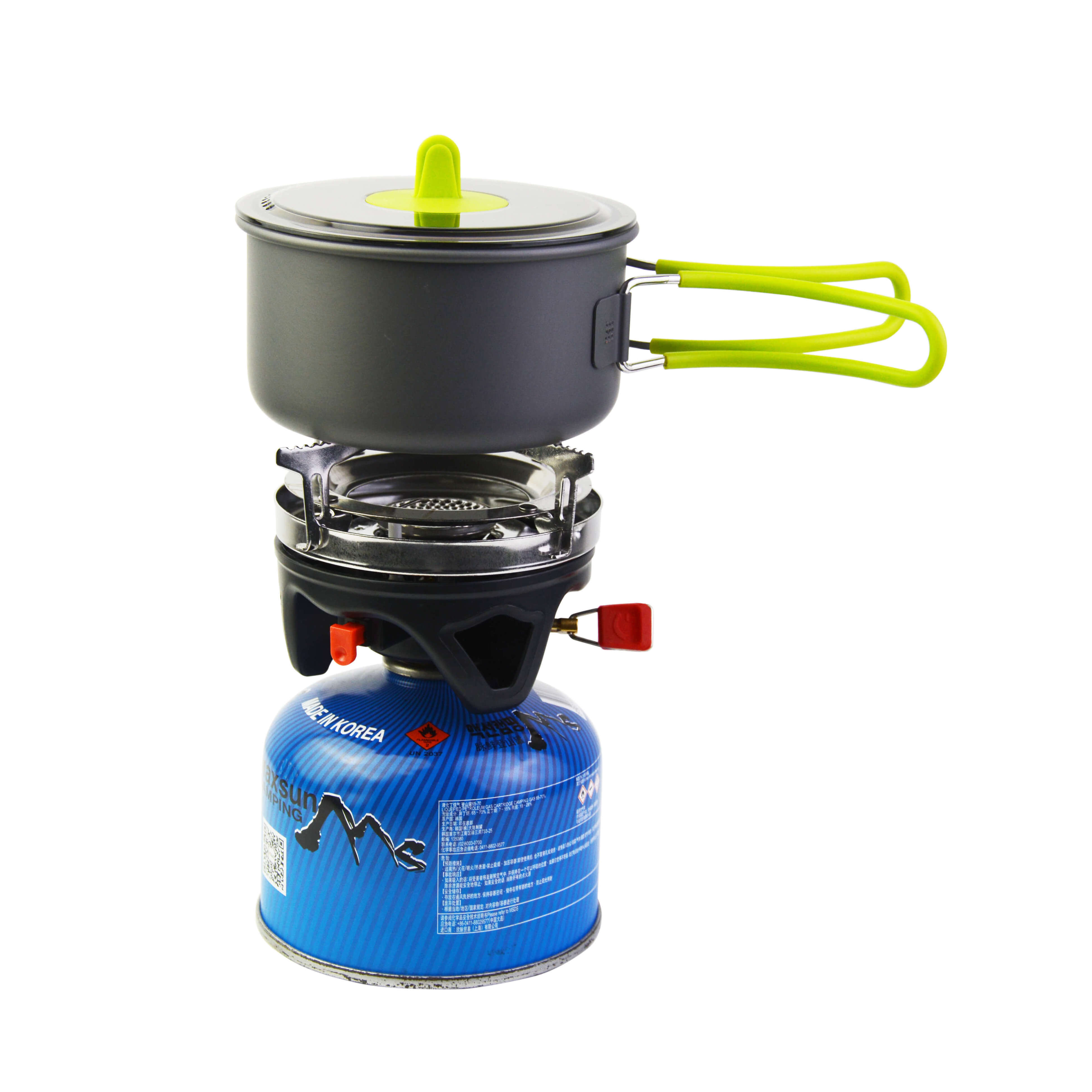 StarCamp 1000+500ml Outdoor Solo Backpack Hiking Camping Gas Stove Cooking System Jet Cooker