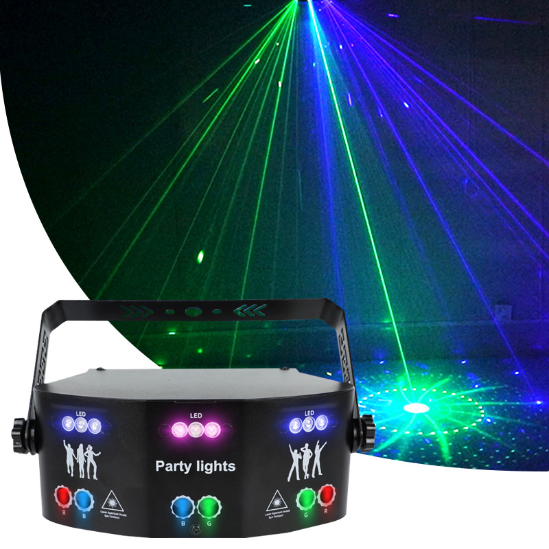 15 eyes LED laser effect moving beam lights dj LED Stage Light disco ball projector lazer lamps night club ceiling light bar