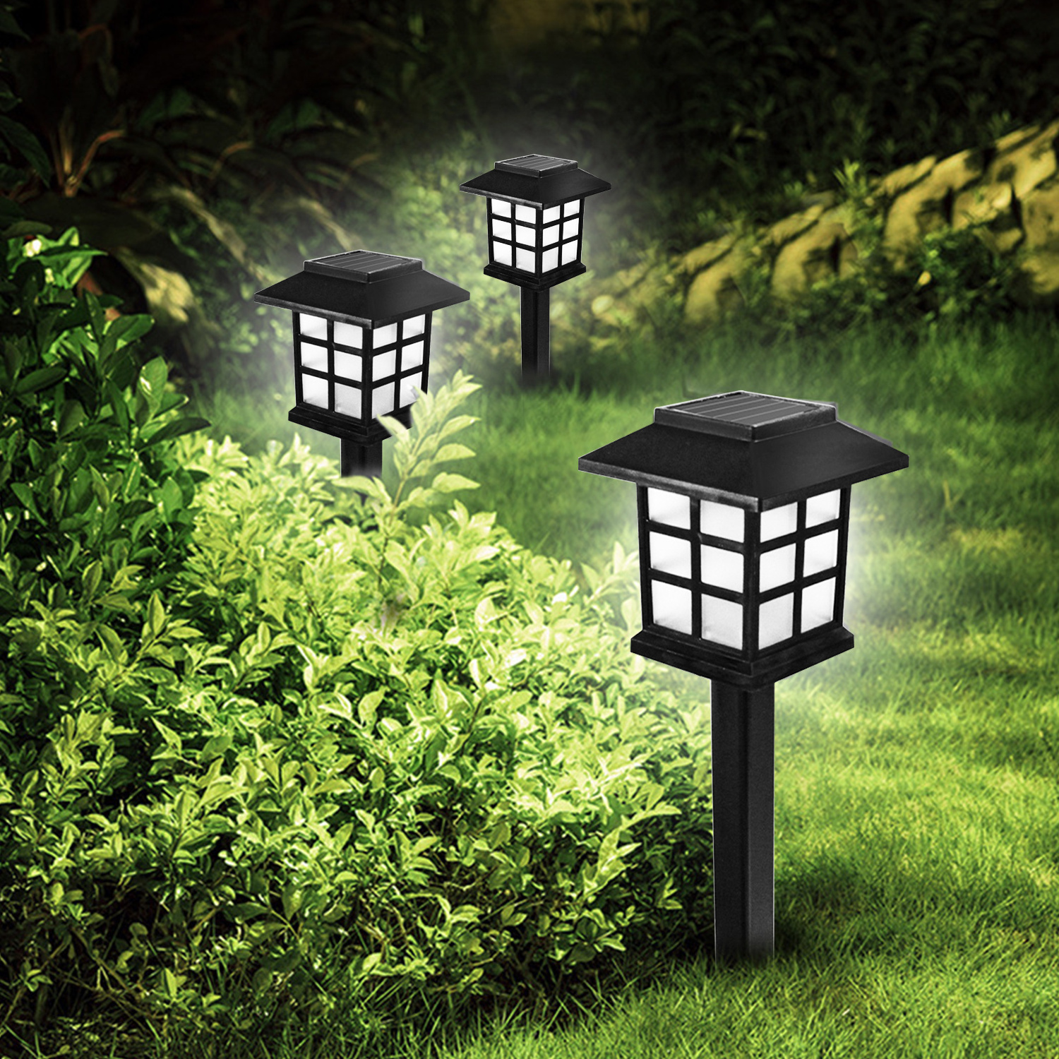 Solar Outdoor Light Led Palace Garden Year Pathway Christmas Party Decor Waterproof Lawn Landscape Solar Lantern