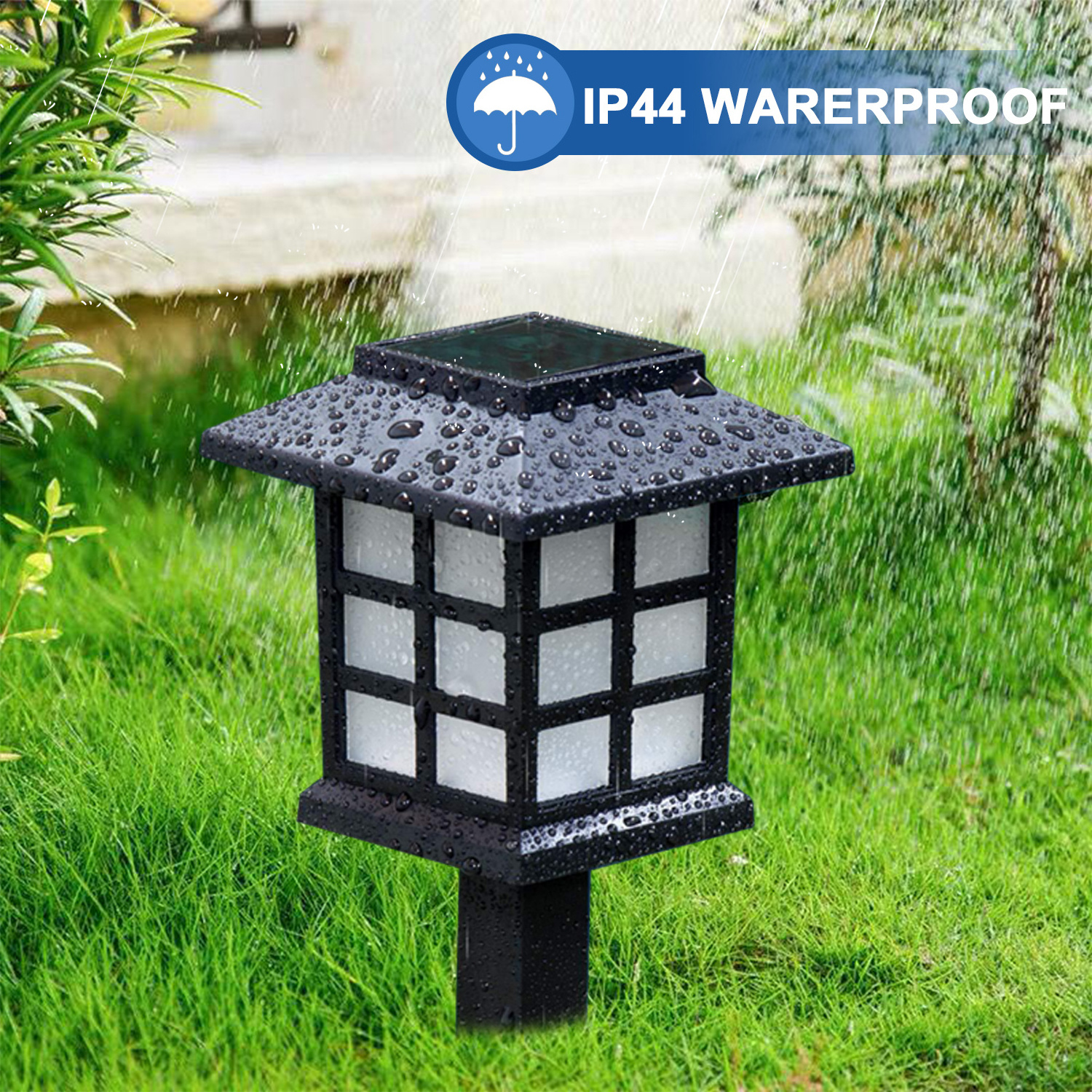 Solar Outdoor Light Led Palace Garden Year Pathway Christmas Party Decor Waterproof Lawn Landscape Solar Lantern