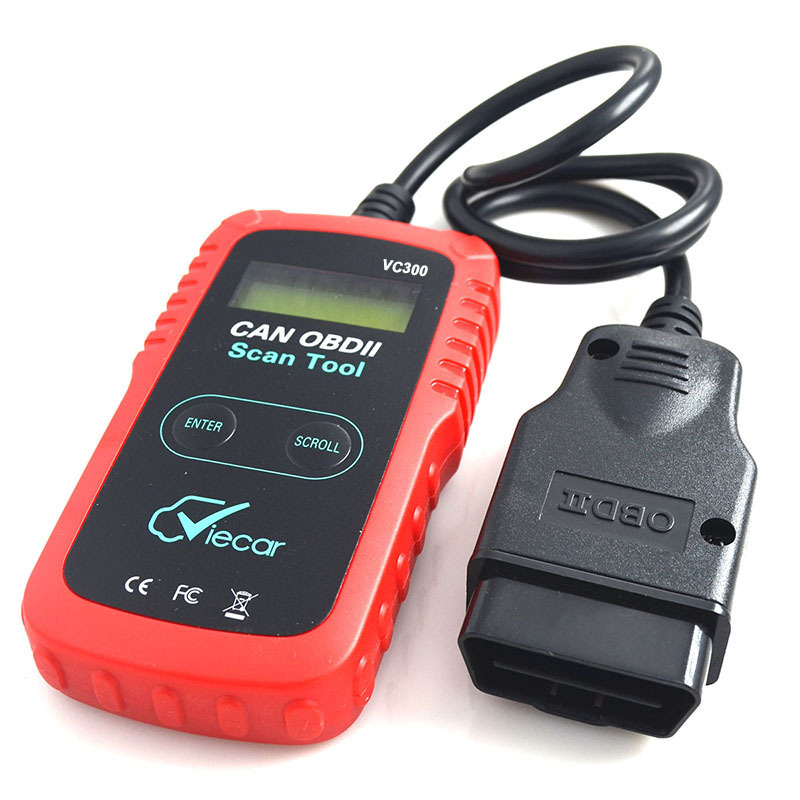 FCC Certificate VC300 Car Diagnostic tools car Scanner V1.5 OBD2 ECU Key Programmer obd2 adapter