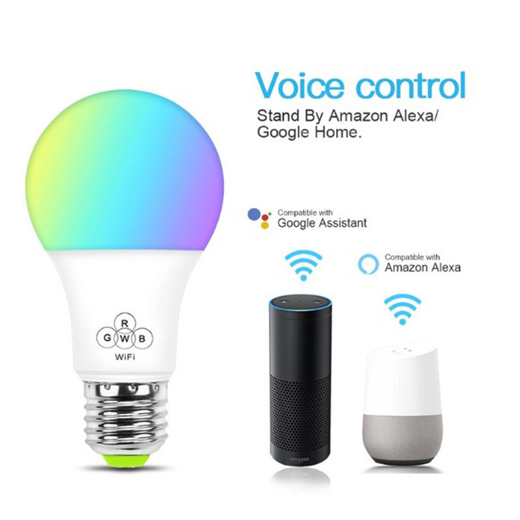 Smart Led Light Bulb For Residence KTV Work With Amazon Alexa Google assistant Dimmable bombilla inteligente alexa