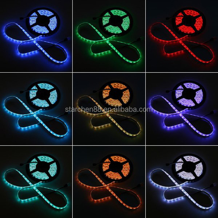 5M 300led addressable flexible light tape for Home Kitchen Bed Room Decoration rgb 5050 led strip