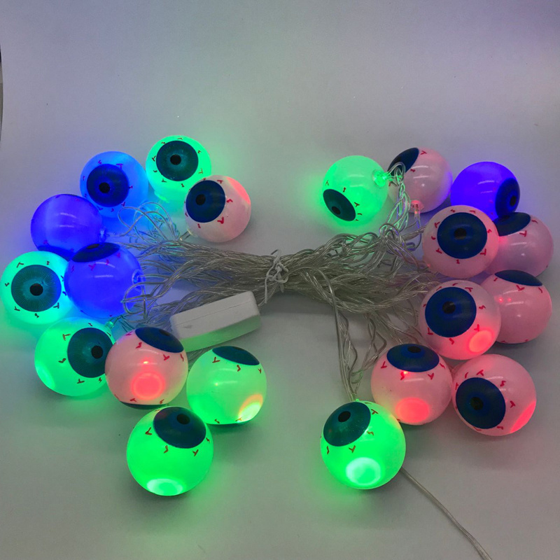 Novel Halloween Pumpkin String Lights 20LEDs Battery Operated Light Decoration for Christmas Festival Party Fairy