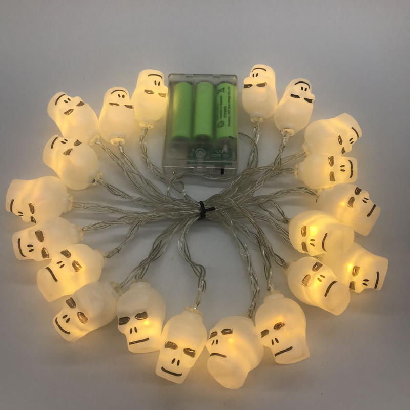 Novel Halloween Pumpkin String Lights 20LEDs Battery Operated Light Decoration for Christmas Festival Party Fairy