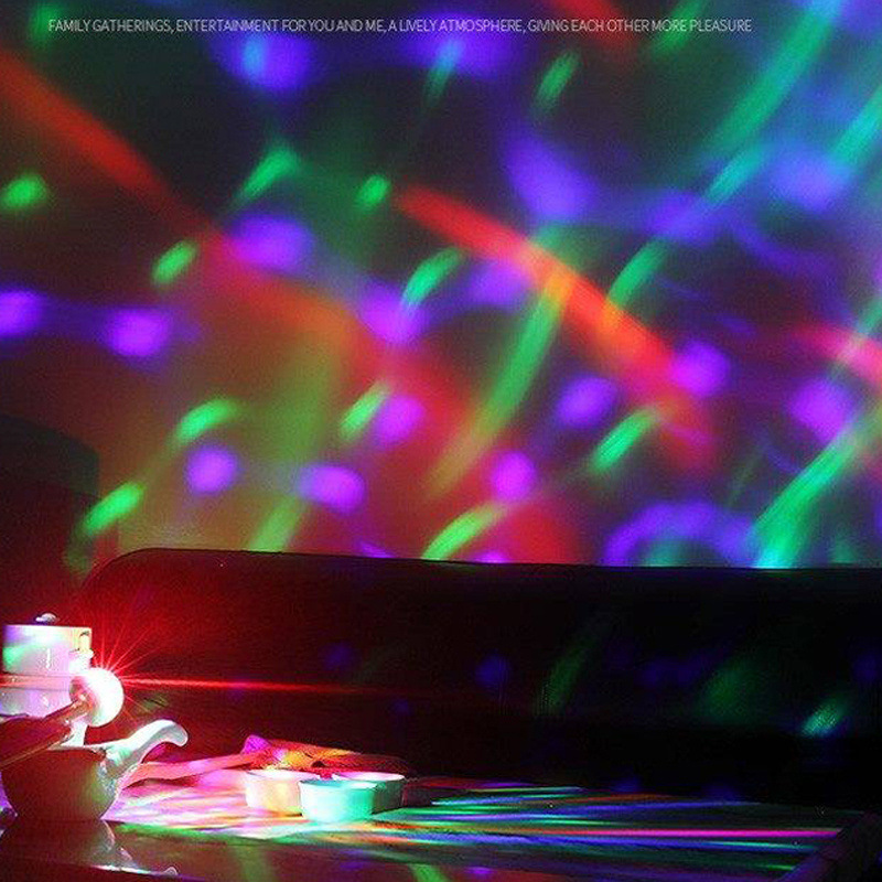 Stage DJ RGB Strobe Magic Ball Mini Disco Light usb car atmosphere lamp inner ambient star light led