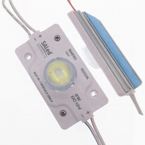 high power led injection modules 12v single Side light 1 lens 4w Sign signage led module light