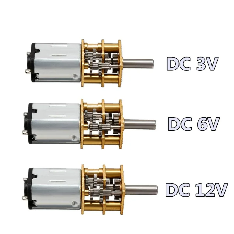 Hot sale Small Size High Speed N20 brush gear motor 12v 300rpm mini dc gear motor