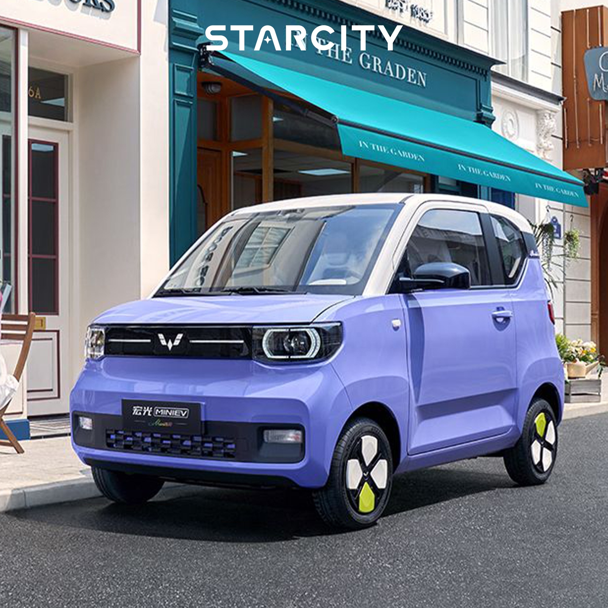 2023 In Stock WULING Macaron Mini ev New Ev Car Microcars Mini Electric Cars