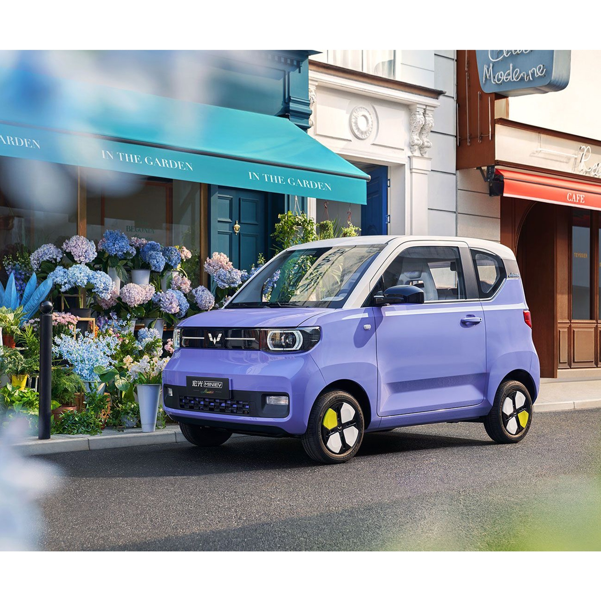 2023 In Stock WULING Macaron Mini ev New Ev Car Microcars Mini Electric Cars