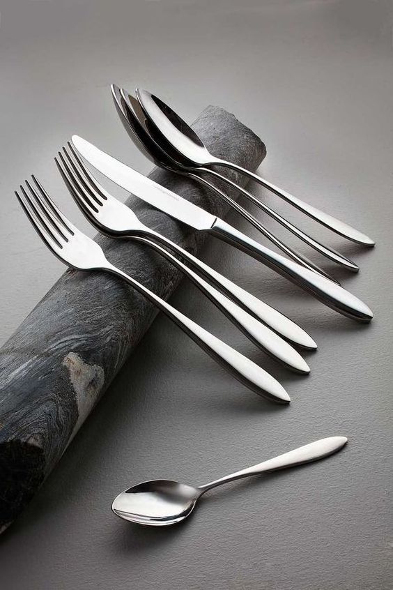 Newly Arrived Fashion & Modern Design 18 10 Stainless Steel Flatware Matte Black Spoon And Fork Hotel Wedding Luxury Cutlery Set