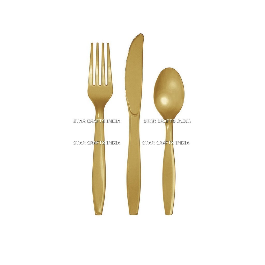 Place setting Christmas Gift Luxury Cutlery HAND FORGED DAMASCUS STEEL Luxury Gold Vintage Stainless Steel Cutlery Set