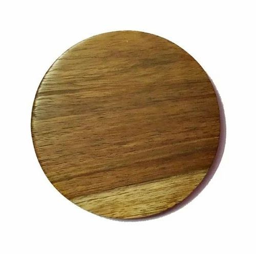 Brown Legacy Round Wooden Coaster Eco Friendly Wooden Coaster Round Square Walnut Bamboo Wood Cork Coasters At Whole sale Price