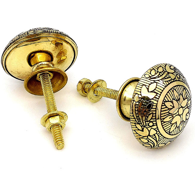 Furniture wardrobe drawer brass door handle and knob drawer knob sliding closet wardrobe door hardware