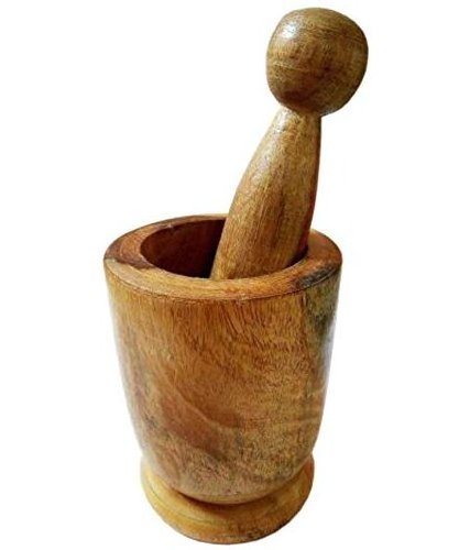 Amazon Multi function Manual Ginger Spices Pestle Press Grinder Bowl Wood Garlic Masher Hot Spices Hand Grinder With Best Rates