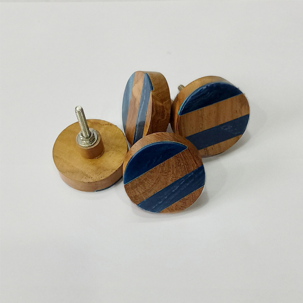 Resin Wood & Metal knob Drawer Knobs Dresser Pulls Cabinet Door