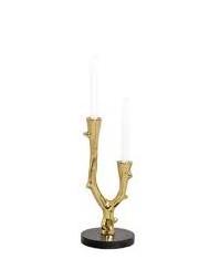 Simplistic Shape Durable Metallic Candle Stand Top Leading Design Candle Holder Housewarming Decor Candle Stand with Round Base