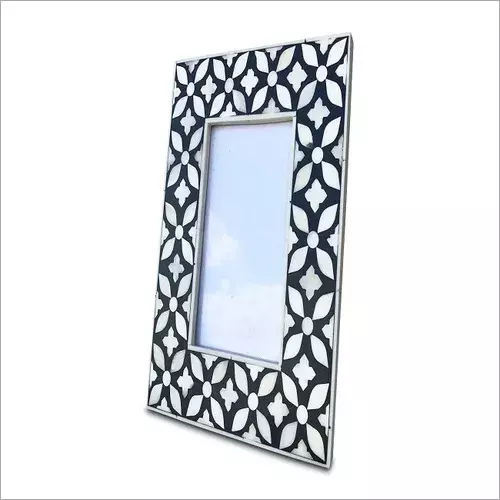 Best Selling Bone Resin & Wood Inlay Photo Frame Top Design Wall Decor Mother of Pearl Picture Frame Wall Art Photo frames