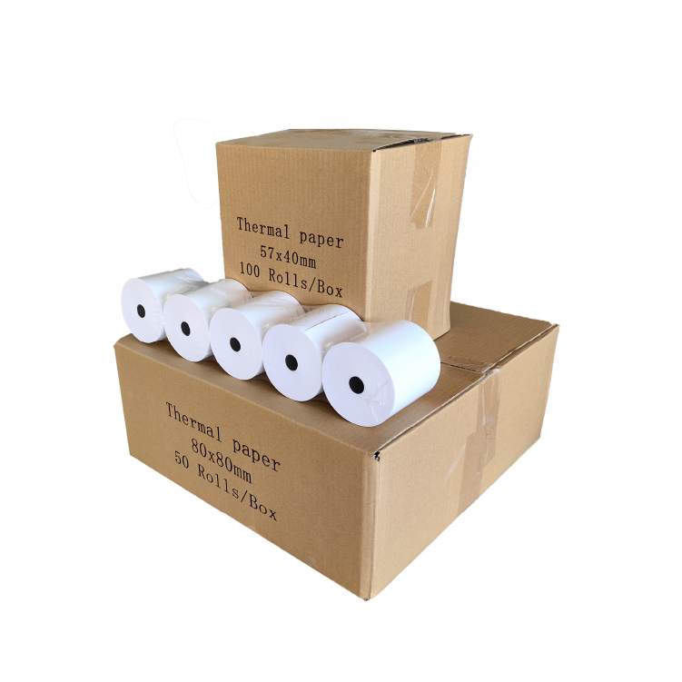 thermal paper 57*40 cash register paper high quality 80*80 professional manufacturer  thermal pos paper roll delivery fast