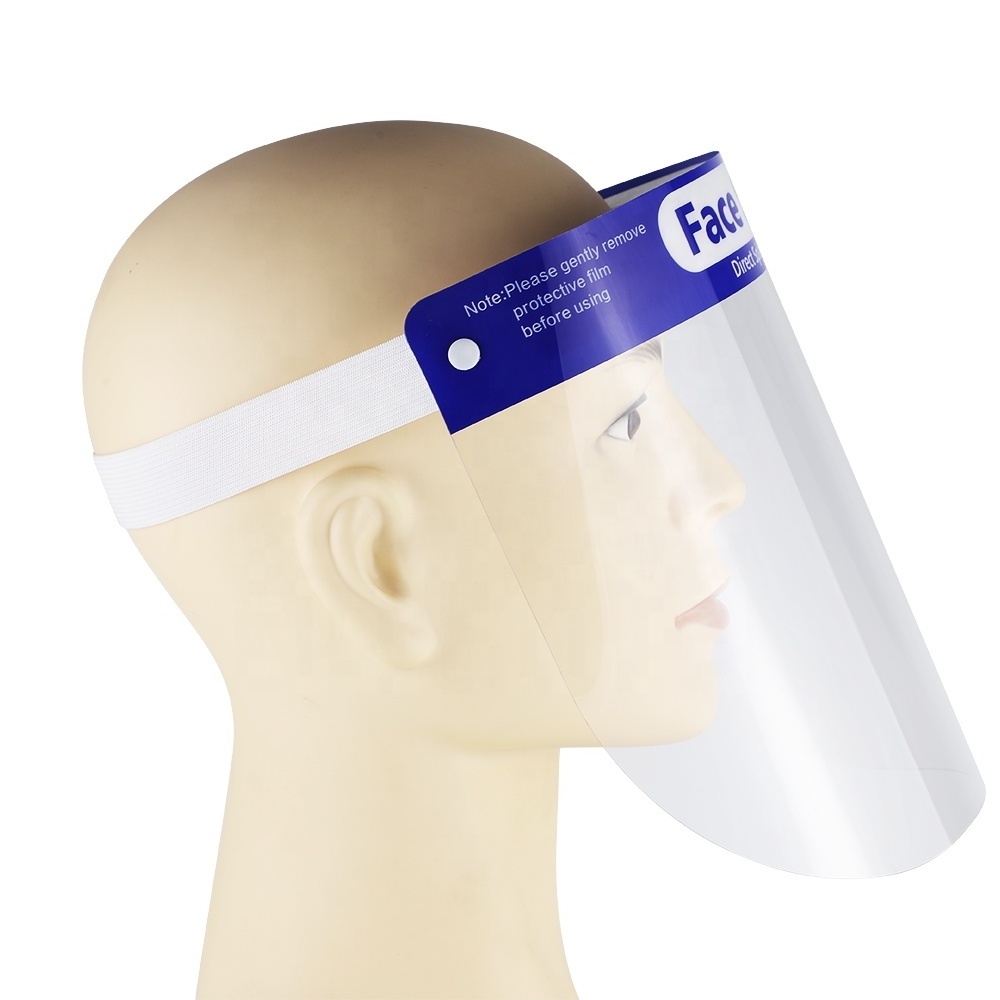 Clear Plastic Protective Full Face Shield Anti Fog Safety Visor