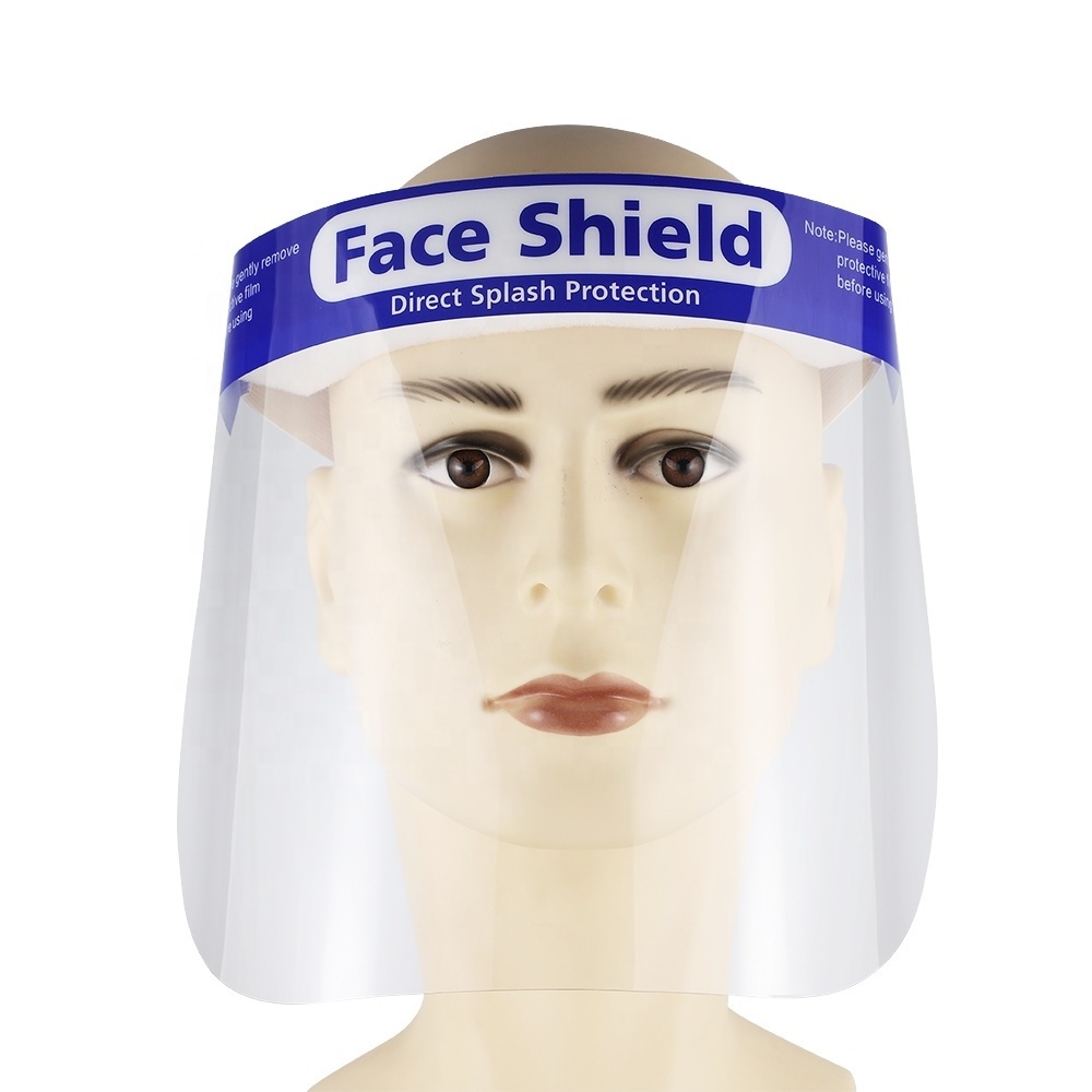 Clear Plastic Protective Full Face Shield Anti Fog Safety Visor